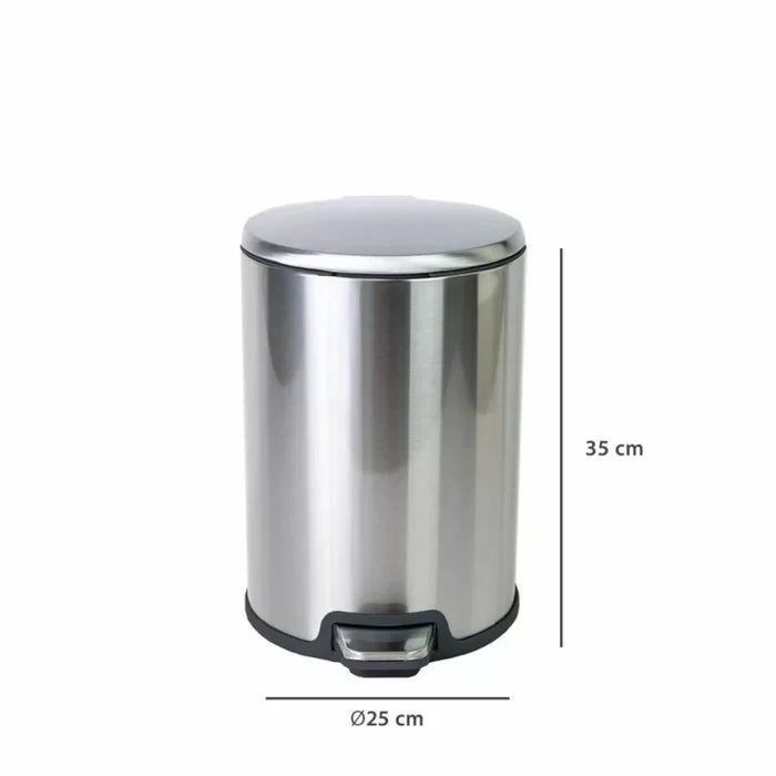Trash Bin 12 Liters Stainless Steel Primanova color variants