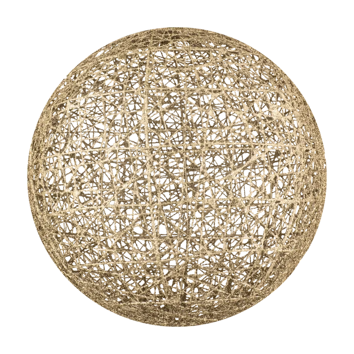 Dekra-Lite 18" Champagne Glitter Ball Cage