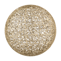 Dekra-Lite 18" Champagne Glitter Ball Cage