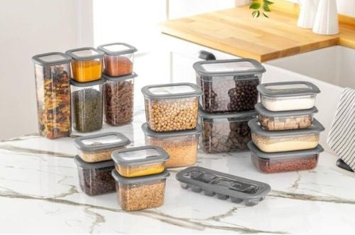 Titiz container contents and components flat lay