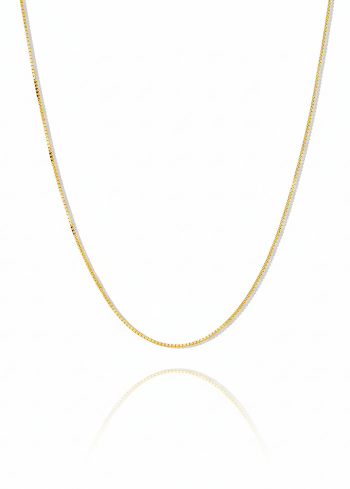 18k Gold Box Chain