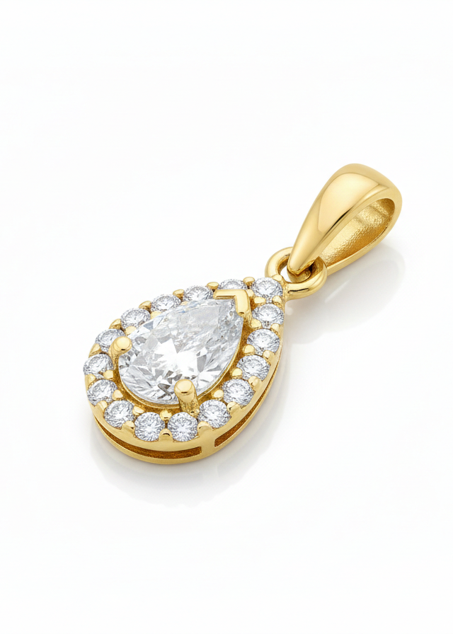 18k Gold Lysee  Pendant