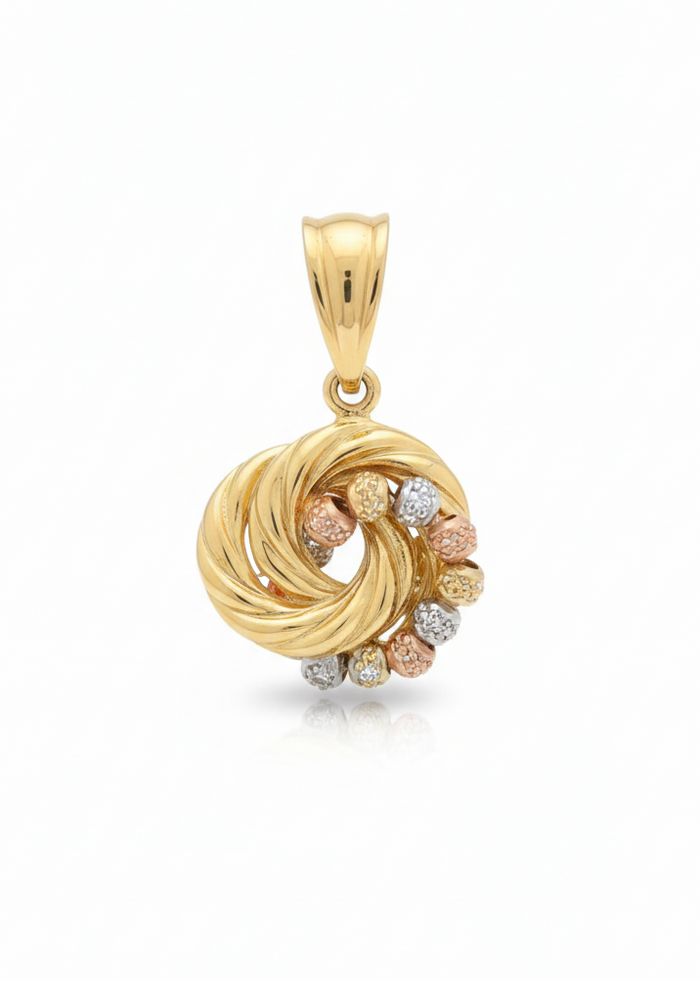 18k Gold Nodus Pendant