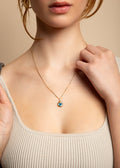 18k Gold Oculus Pendant
