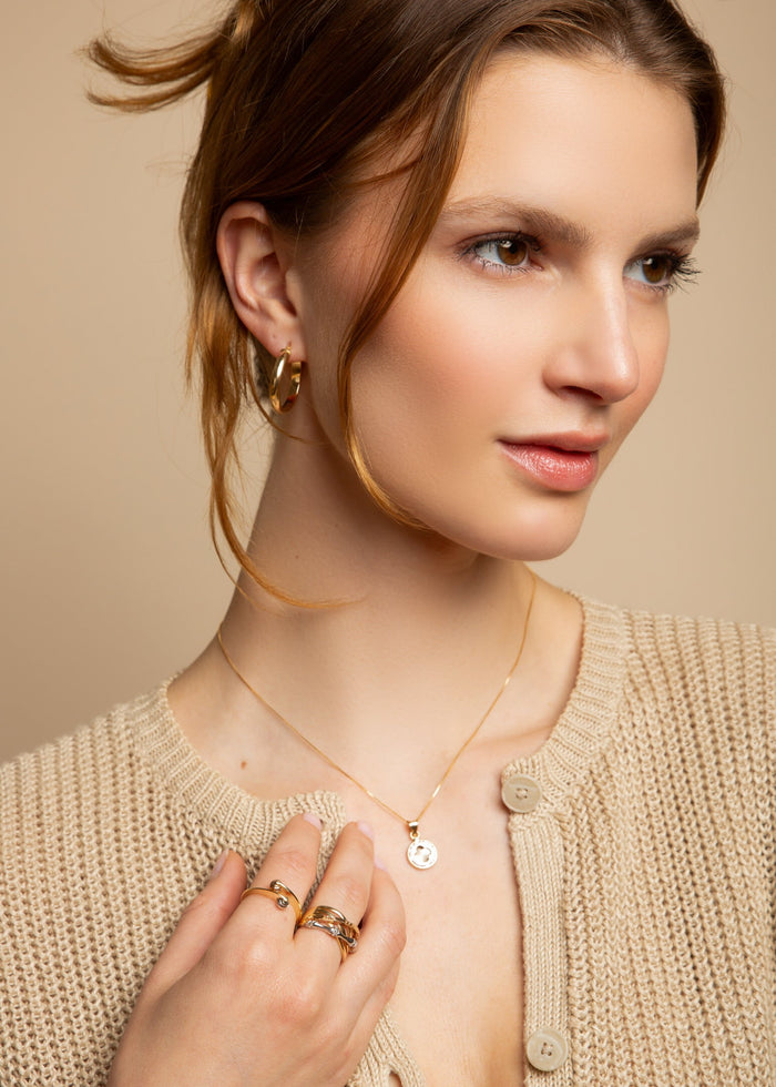 18k Gold Orbita Pendant