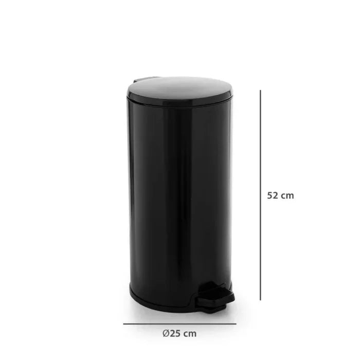 Primanova trash can contents and components flat lay