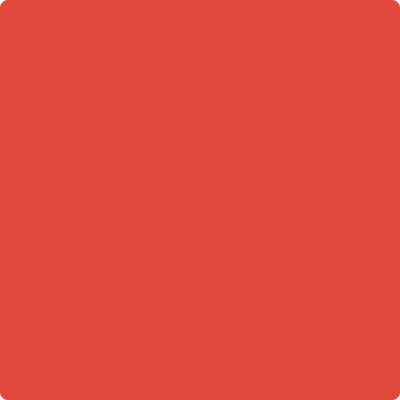 Benjamin Moore's 2009-20 Salsa Paint Color