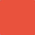 Benjamin Moore's 2011-20 Blazing Orange Paint Color