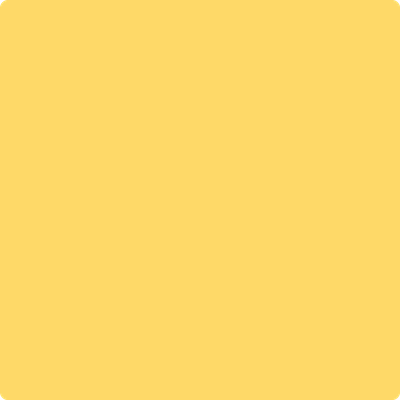 Benjamin Moore's 2020-40 Yellow Raincoat Paint Color