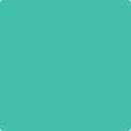 Benjamin Moore's 2042-40 Miami Green Paint Color