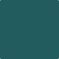 Benjamin Moore's 2049-20 Oasis Blue Paint Color