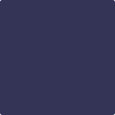Benjamin Moore's 2067-10 Midnight Navy Paint Color