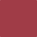Benjamin Moore's 2080-20 Patriot Red Paint Color