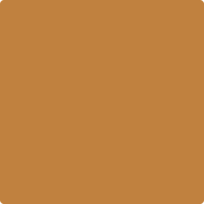 Benjamin Moore's 2158-10 Dried Mustard Paint Color
