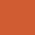 Benjamin Moore's 2169-10 Racing Orange Paint Color