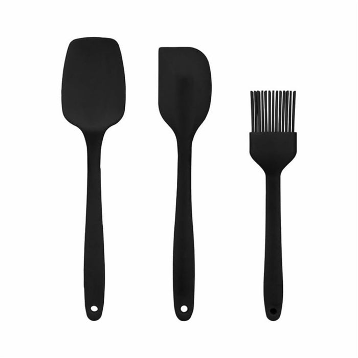 3-Piece Silicone Utensil Set, BPA Free and Heat Safe to 230°C