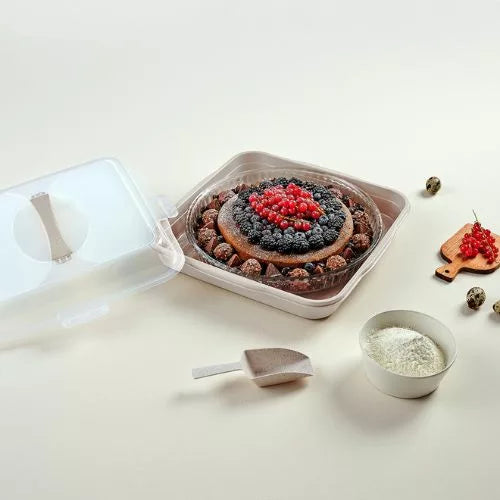 Dunya container contents and components flat lay