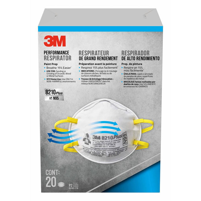 3M Performance Disposable Paint Respirator 20PK