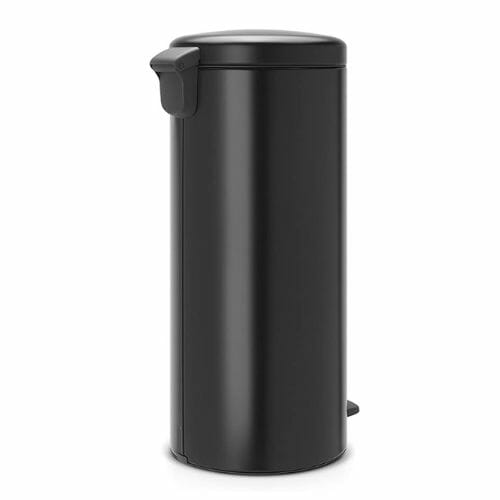 trash can contents and components flat lay