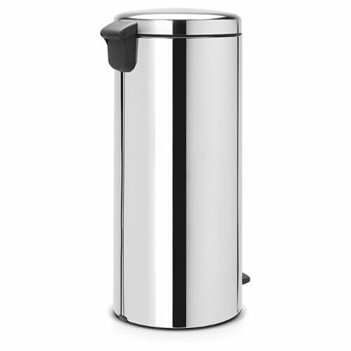 trash can in Egyptian home silver