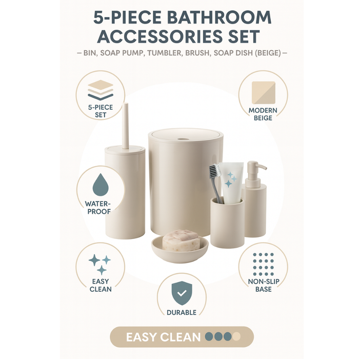 Primanova bathroom set in Egyptian home white