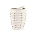 Primanova trash can 7.5 Liter beige front view