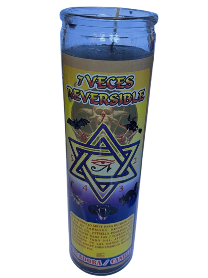 7 Times Reversible Candle: The Power of Renewal ( 7 Veces Reversible )