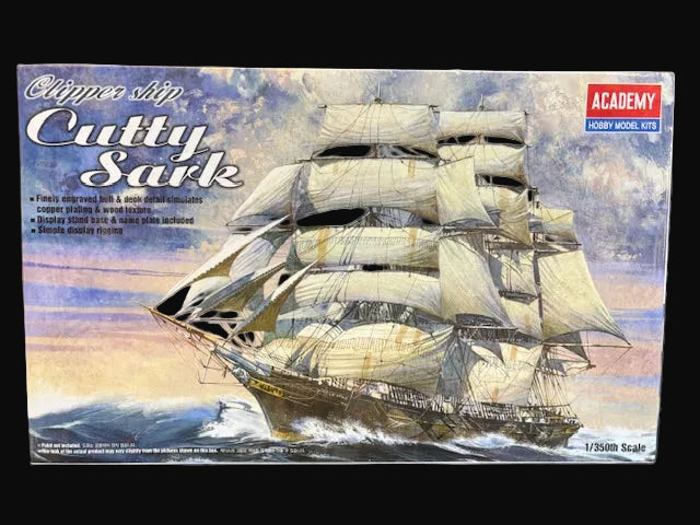 Academy 1:350 Clipper Ship Cutty Sark Model Kit #1408 – Tall Ship