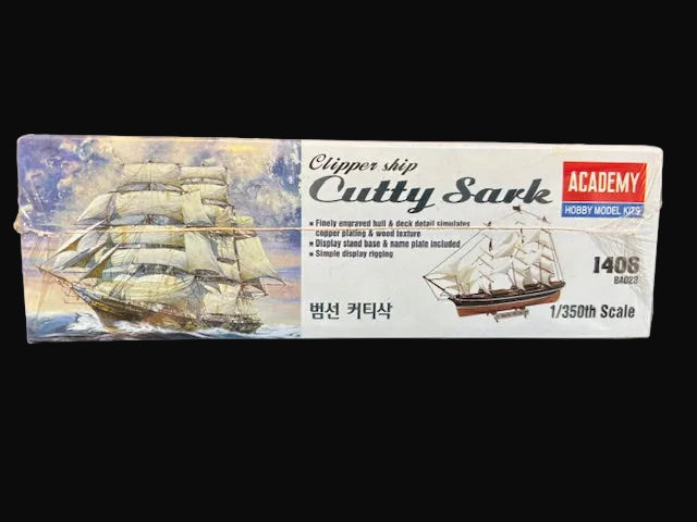 Academy 1:350 Clipper Ship Cutty Sark Model Kit #1408 – Tall Ship