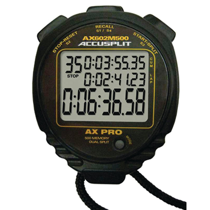 Accusplit 500 Memory Stopwatch - Black