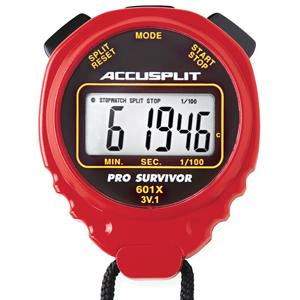 Accusplit X Survivor Red Stopwatch