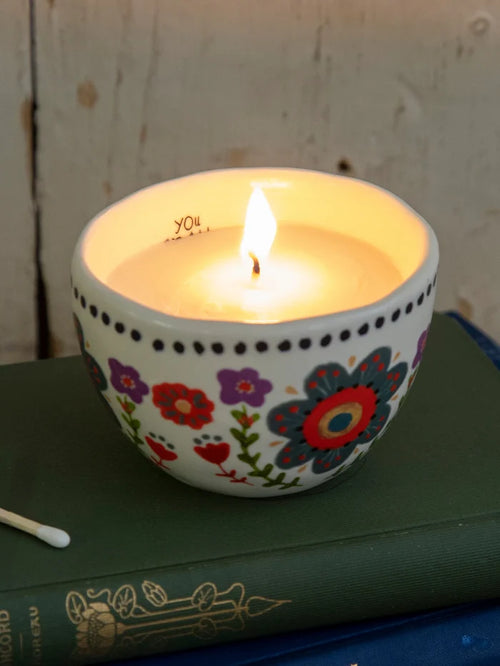 "All Kinds Of Amazing" Secret Message Candle