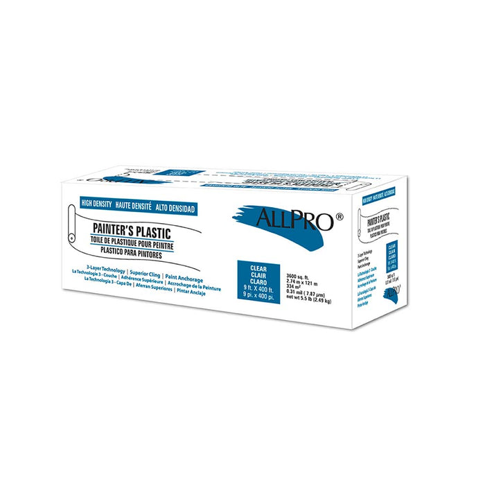 AllPro 9'x400' High Density Painters Plastic