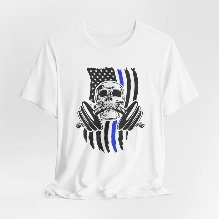 Amplified Skull Barbell Tee