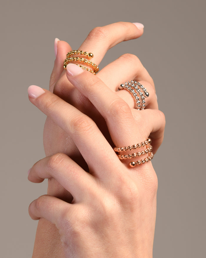 Anelli Crystal Molla in argento