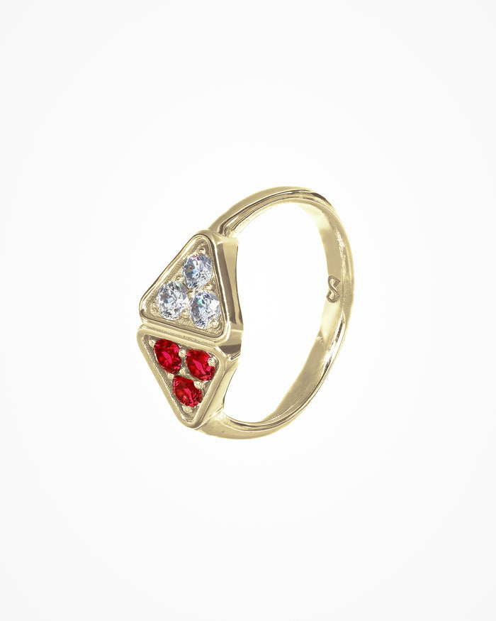 Anello in argento Infinity con zirconi