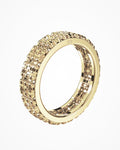 Anello Infinity World in argento placcato oro