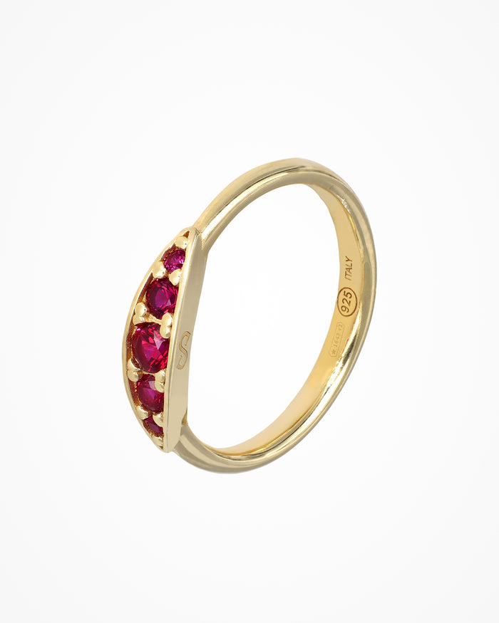Anello in argento Iris