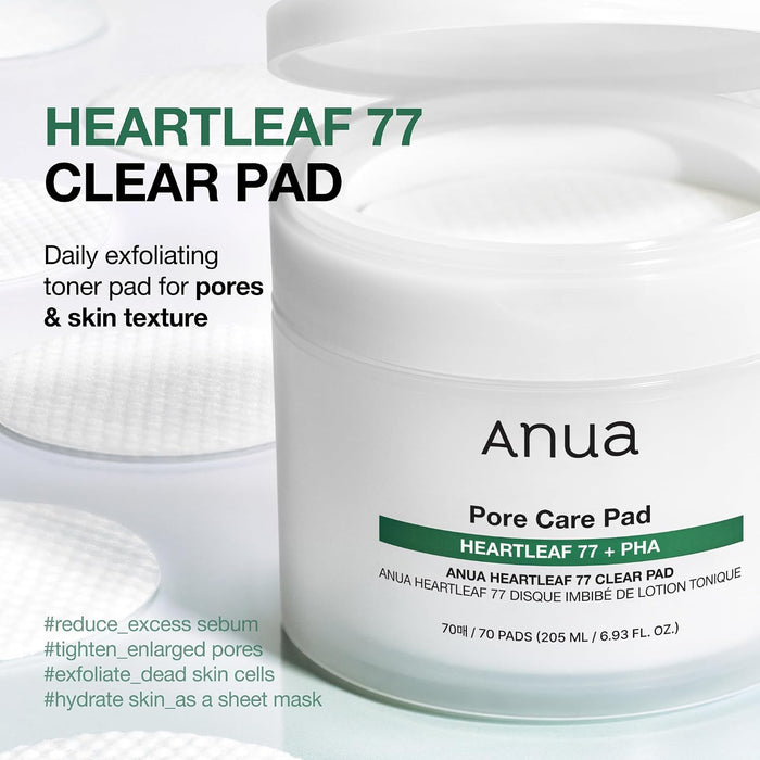 Anua Heartleaf 77% Clear Pad (70 Pads)