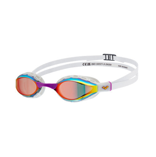 Arena Air Sonic Mirror Goggles gold/white