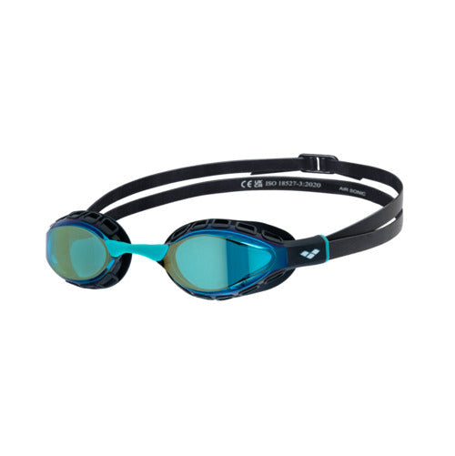 Arena Air Sonic Mirror Goggles aqua black