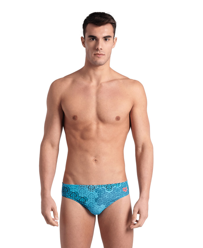 Arena Camo Kikko Briefs blue front