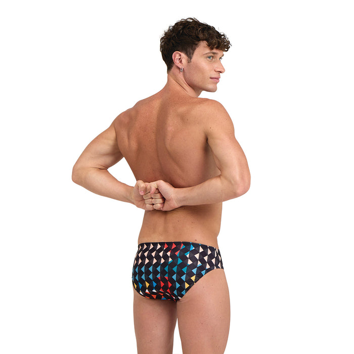 Arena Carnival Brief black multi back