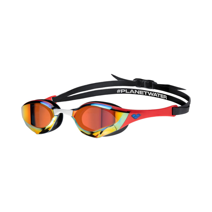 Arena Cobra Edge Swipe Mirrored Goggle gold red