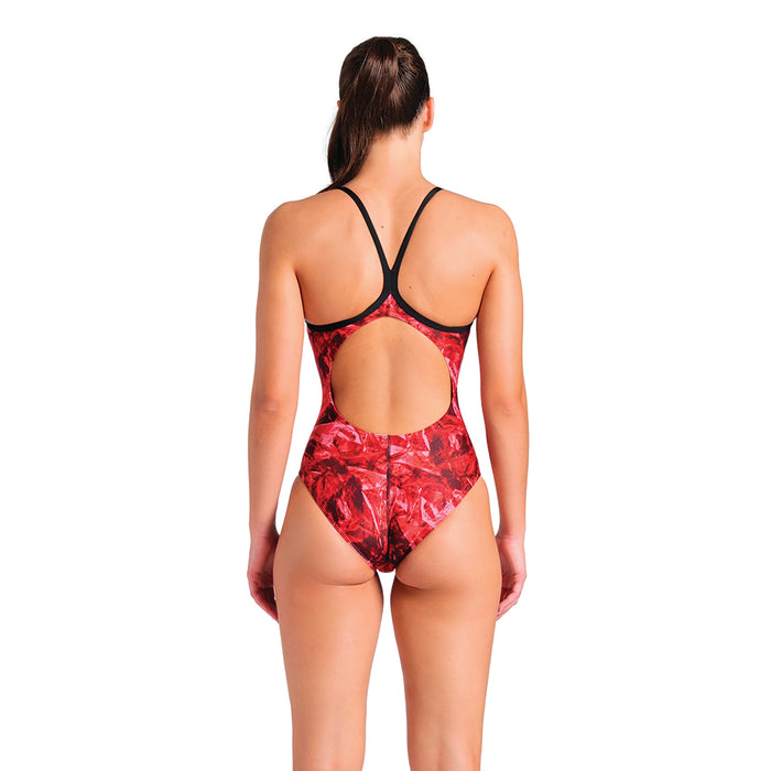 Arena Crackle Light Drop Back red back