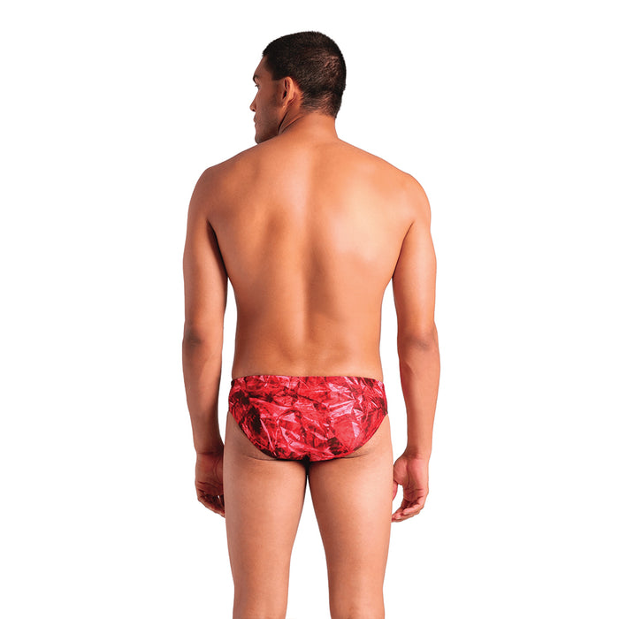 Arena Crackle Swim Brief red back