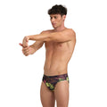 Arena Hero Camo Brief red multi front