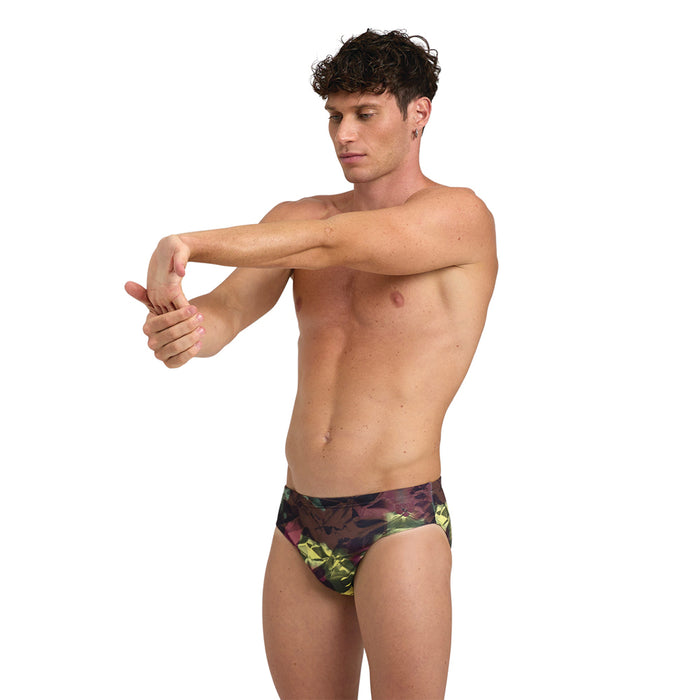 Arena Hero Camo Brief red multi front
