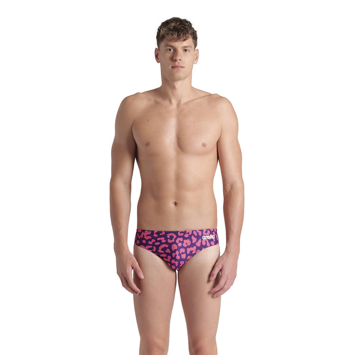 Arena Leopard Print Brief front