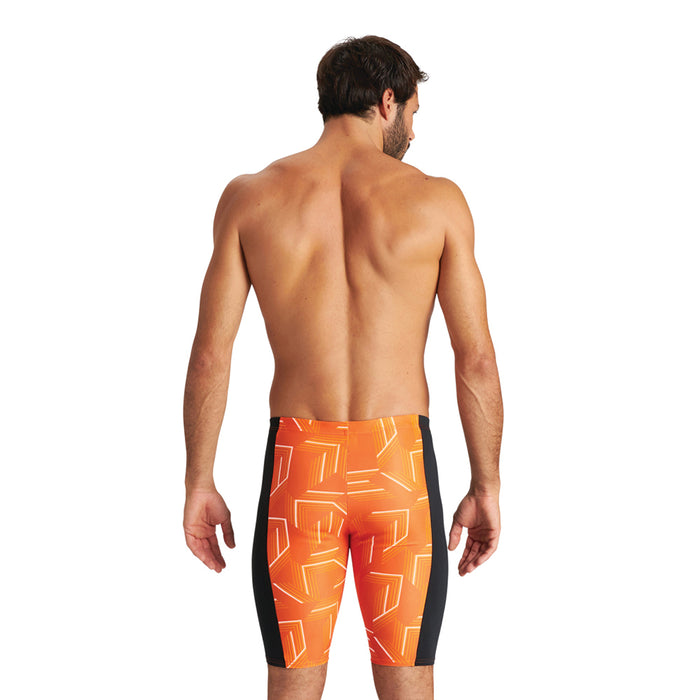 Arena MaxLife Puzzled Jammer orange